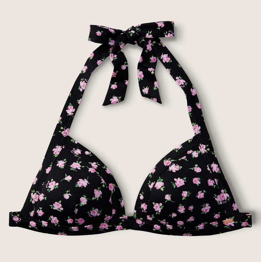 NWT Victoria's Secret Pink Push Up Triangle Bikini Top